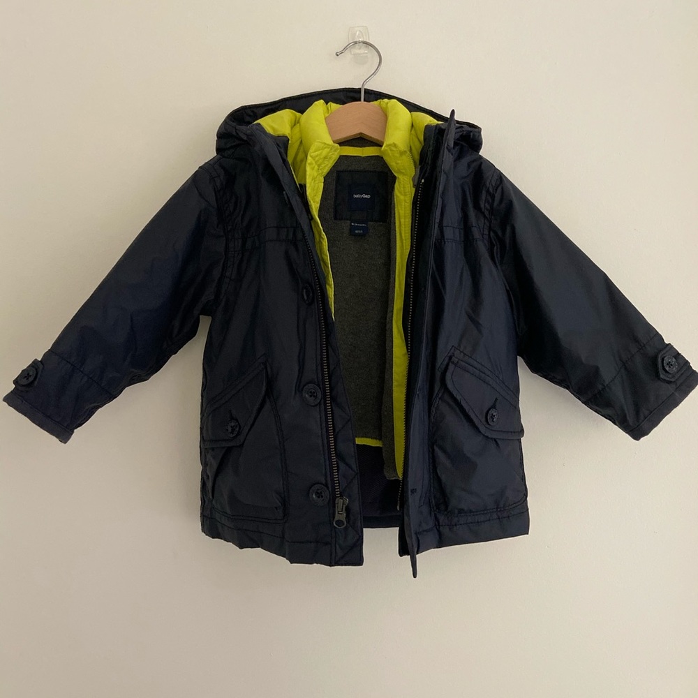 NWOT Gap 18-24 month navy winter coat
